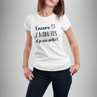 T-shirt "Deux minutes"