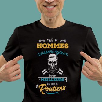 T-shirt "Les meilleurs deviennent routiers"