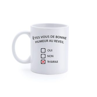 Mug "Bonne humeur au réveil"