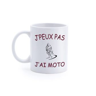 Mug "J'peux pas j'ai moto"