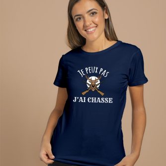 T-shirt "J'peux pas j'ai chasse"