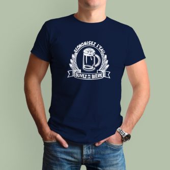 T-shirt "Economisez l'eau, buvez de la bière"